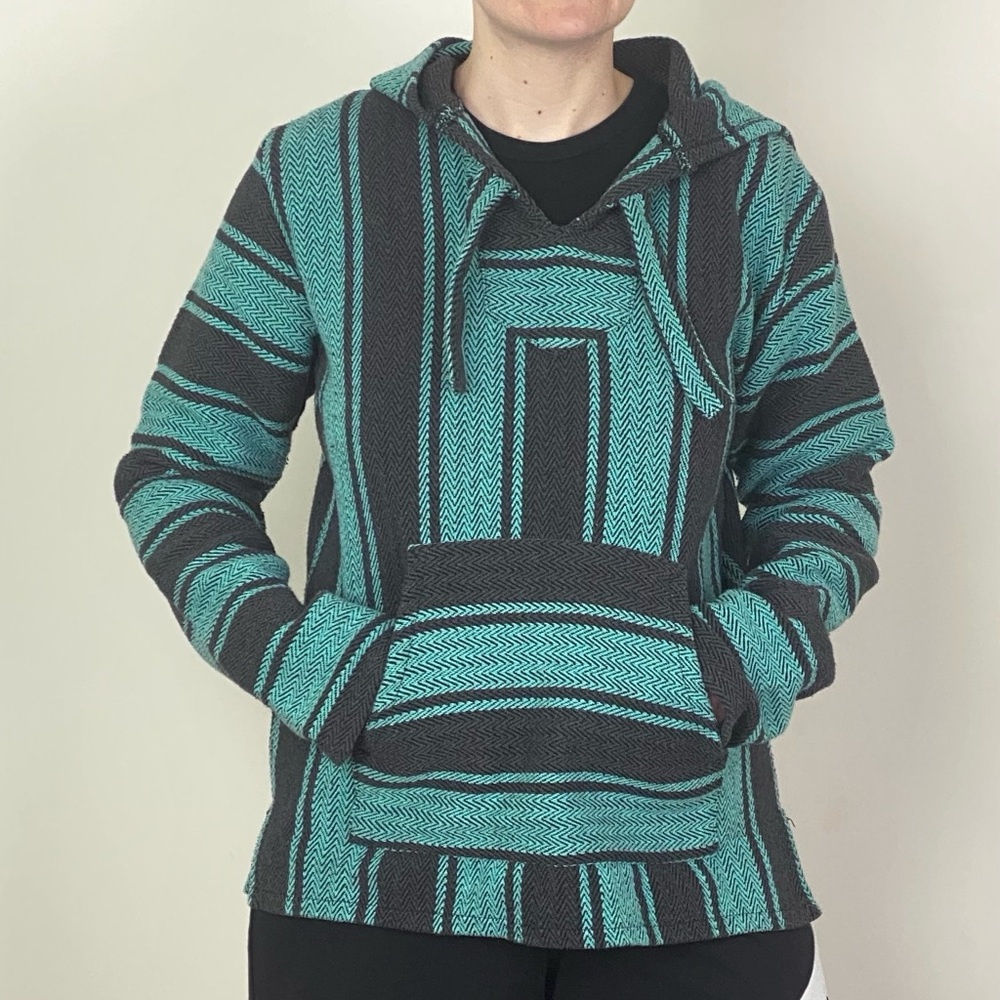 Senor Lopez Baja Drug Rug Jacket Size Large - Picture 1 of 3
